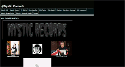Desktop Screenshot of mysticrecordshq.com