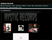 Tablet Screenshot of mysticrecordshq.com